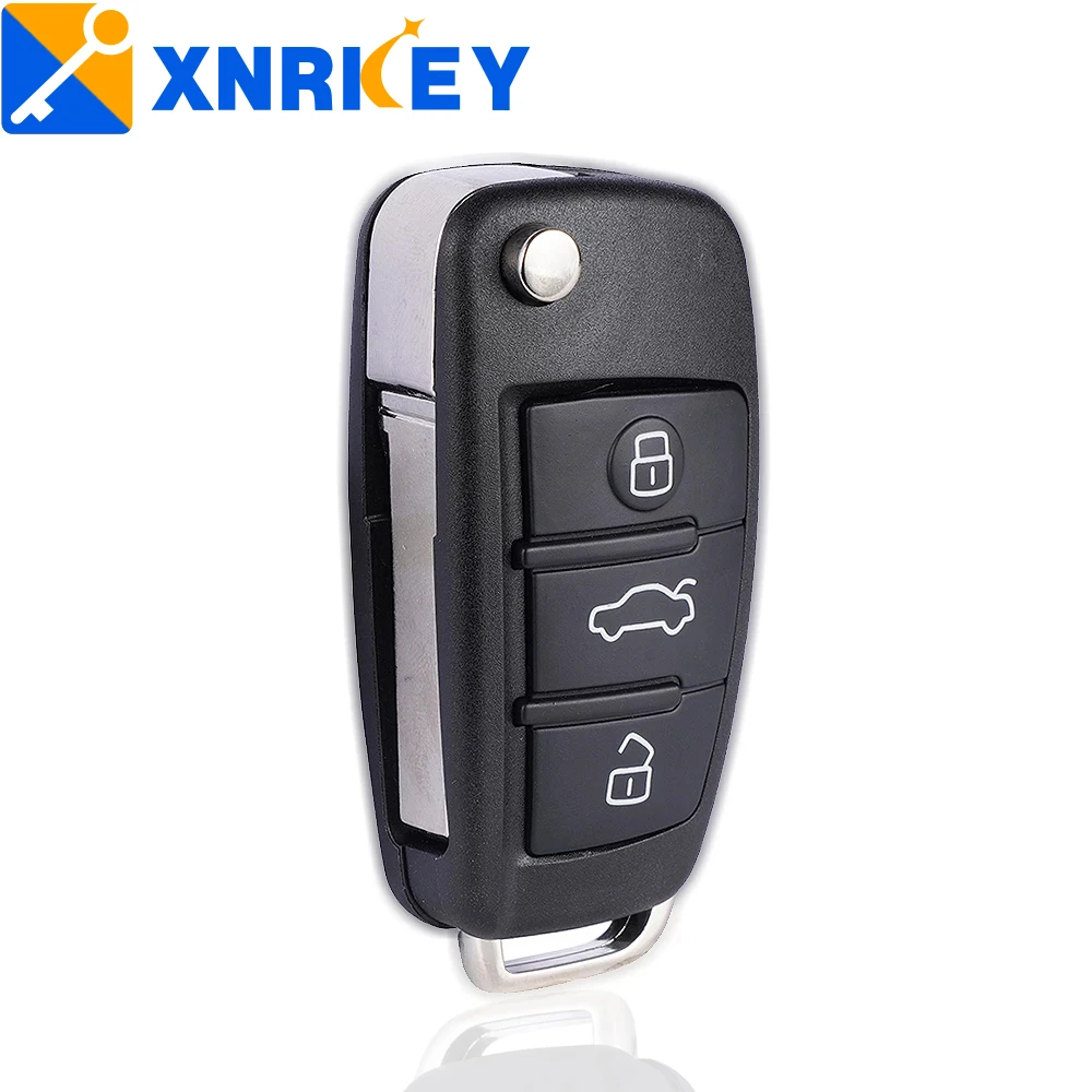 XNRKEY 3 Button Folding Flip Remote Car Key Shell Fob for Audi A2 A3 A4 A6 A6L A8 Q7 TT Key Case Cover Replacement
XNRKEY 3 Button Folding Flip Remote Car Key Shell Fob for Audi A2 A3 A4 A6 A6L A8 Q7 TT Key Case Cover Replacement