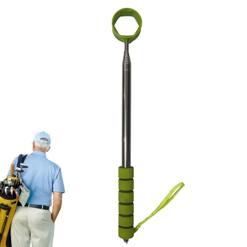 

Golf Ball Back Saver Retractable Ball Retriever Tool Golf Putter Golf Ball Pick Up Tool For Golf Course Playground Lawn For