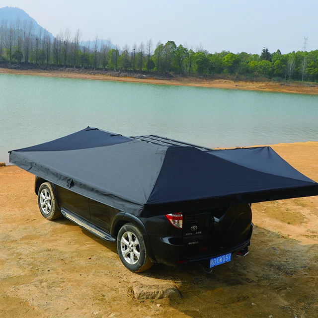 

new camping product Outdoor Camping Car Awning Car Roof Side Shelter Awning Free Standing Foxwing 270 Awning