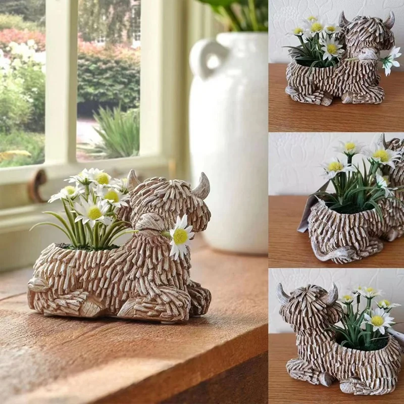 Plateau Cattle Planter Plant Pot For Home Garden Decoration, Housewarming Gifts For Cow Lovers,Plateau Cattle Shape Easy Install
Plateau Cattle Planter Plant Pot For Home Garden Decoration, Housewarming Gifts For Cow Lovers,Plateau Cattle Shape Easy Install
