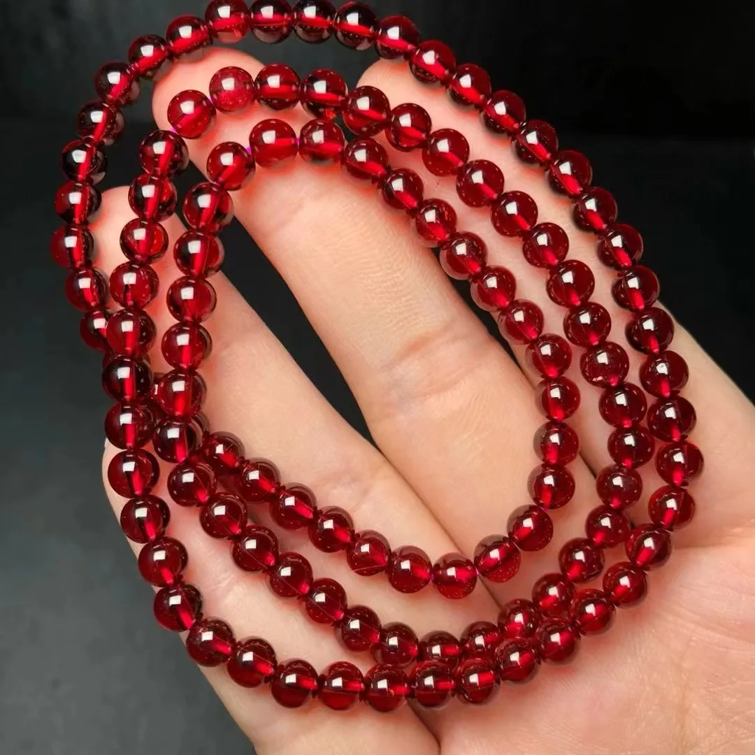 Unit One Bracelet 5mm High Quality Natural Garnet Crystal Healing Multi Loop Bead Bracelet Special For Jewelry Gift
Unit One Bracelet 5mm High Quality Natural Garnet Crystal Healing Multi Loop Bead Bracelet Special For Jewelry Gift