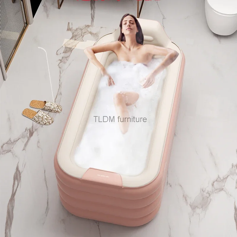 

Adult Portable Bathtub Folding Body Sauna Shower Steam Iatable Whirlpool Simple Baignoire Bathroom Supplies YX50FB