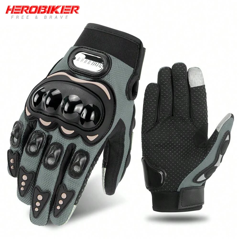 

Summer Motorcycle Gloves Breathable Riding Gloves Hard Knuckle Touchscreen Motorbike Gloves Tactical Gloves For Dirt Bike Moto