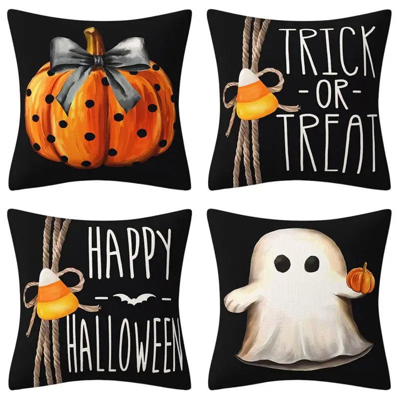 Halloween Throw Pillowcase Linen Pillowcase Trick or Treat Home Sofa Decorative Throw Pillow Case for Home Car Seat Party Gift
Halloween Throw Pillowcase Linen Pillowcase Trick or Treat Home Sofa Decorative Throw Pillow Case for Home Car Seat Party Gift