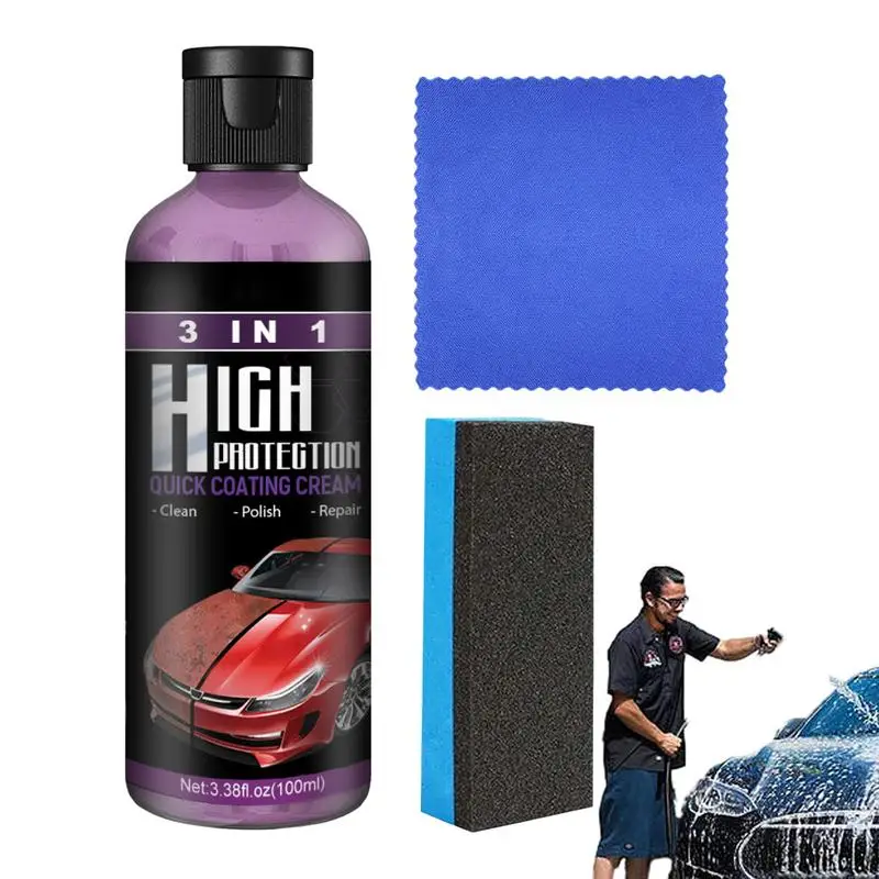 100ml Car Ceramic Nano Coating Agent Multipurpose Auto Cleaning Liquid Durable Polishing Paste With Sponge For Cars Maintenance 
100ml Car Ceramic Nano Coating Agent Multipurpose Auto Cleaning Liquid Durable Polishing Paste With Sponge For Cars Maintenance