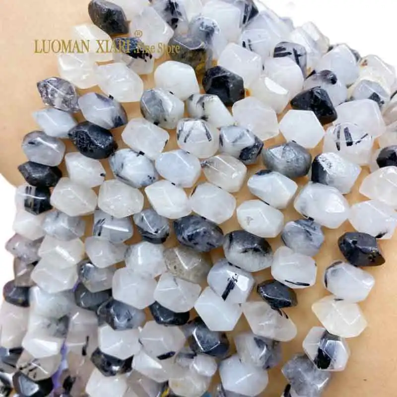 6x11MM Natural Black Tourmaline Hair Quartz Gemstone Special Cut Loose Spacer Beads for Jewelry Making DIY Bracelet Accessories
6x11MM Natural Black Tourmaline Hair Quartz Gemstone Special Cut Loose Spacer Beads for Jewelry Making DIY Bracelet Accessories