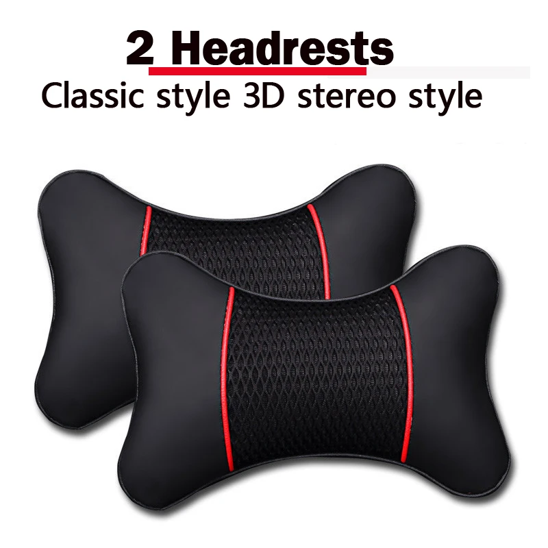 2Pcs PU Leather Knitted Car Neck Pillow Mesh Breathable Car Headrest Stretch Cotton Car Seat Pillow Decoration Accessorie
2Pcs PU Leather Knitted Car Neck Pillow Mesh Breathable Car Headrest Stretch Cotton Car Seat Pillow Decoration Accessorie