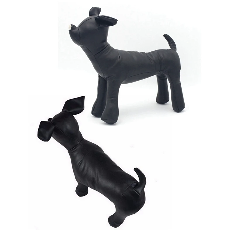 2 Pcs Leather Dog Mannequins Standing Position Dog Models Toys Pet Animal Shop Display Mannequin Black , M & S
2 Pcs Leather Dog Mannequins Standing Position Dog Models Toys Pet Animal Shop Display Mannequin Black , M & S