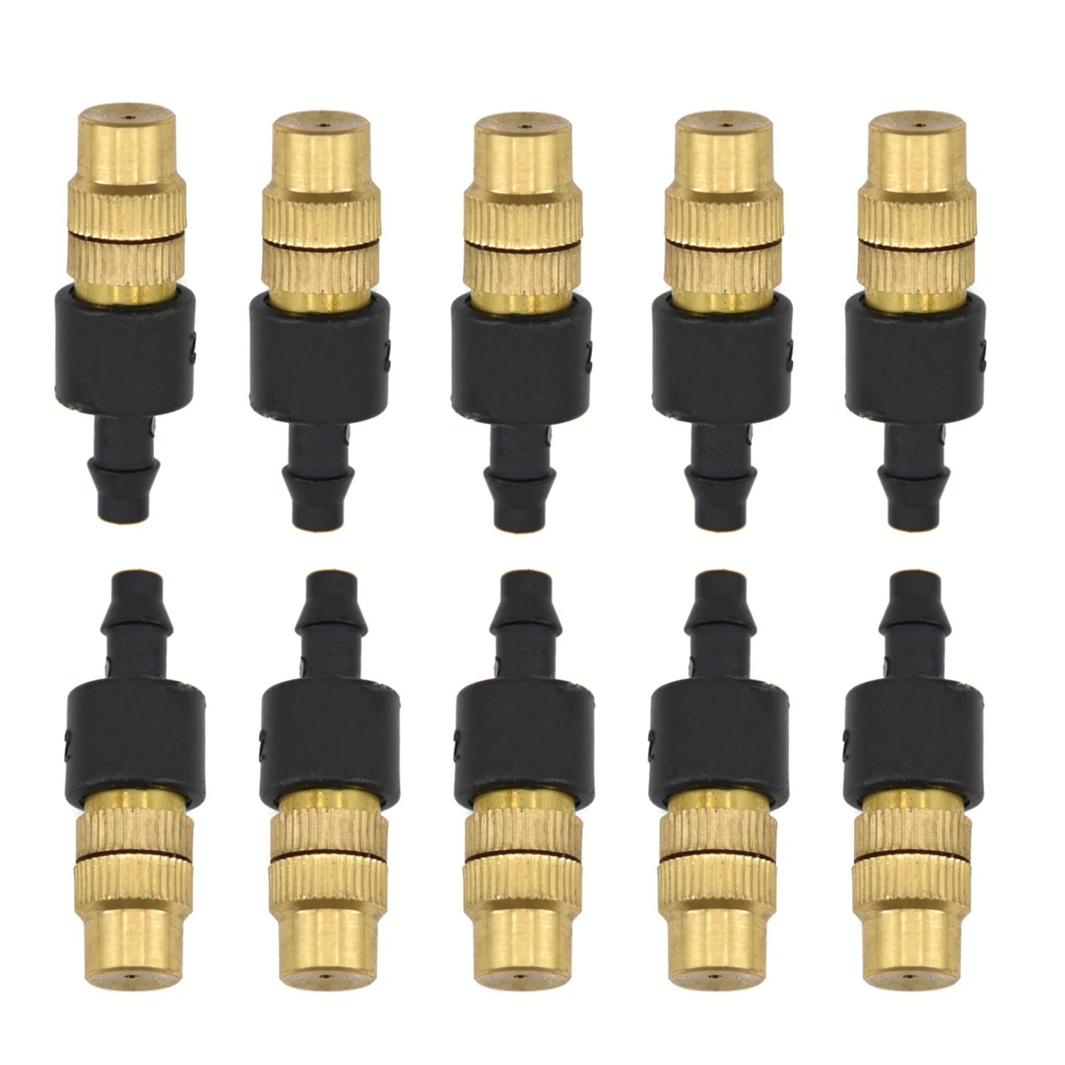 10pcs set Misting Nozzle Adjustable Fitting Sprinklers Irrigation Garden Outdoor new New Brand New Fashionable
10pcs set Misting Nozzle Adjustable Fitting Sprinklers Irrigation Garden Outdoor new New Brand New Fashionable
