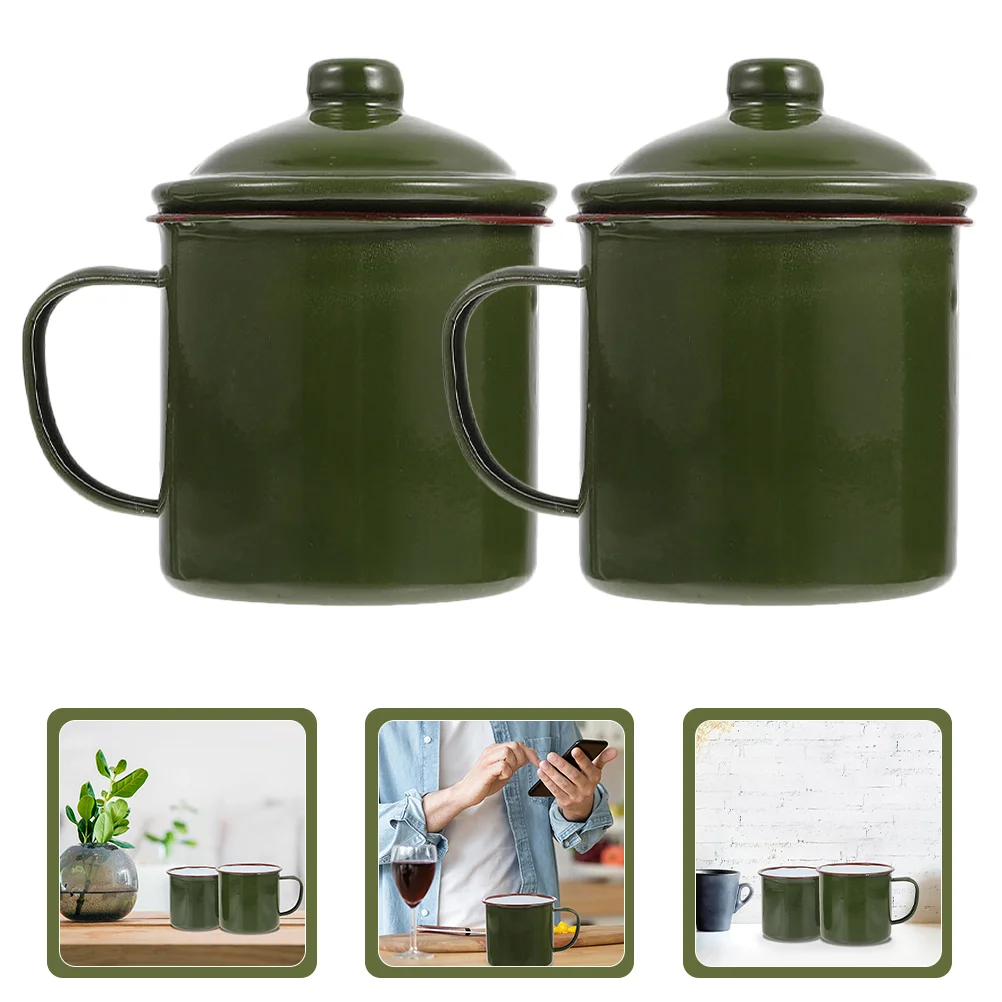 2 Pcs Enamel Mug Toddlers Milk Cups Home Portable Coffe Multi-function Water Coffee Mugs Handle for Concentrate Children
2 Pcs Enamel Mug Toddlers Milk Cups Home Portable Coffe Multi-function Water Coffee Mugs Handle for Concentrate Children