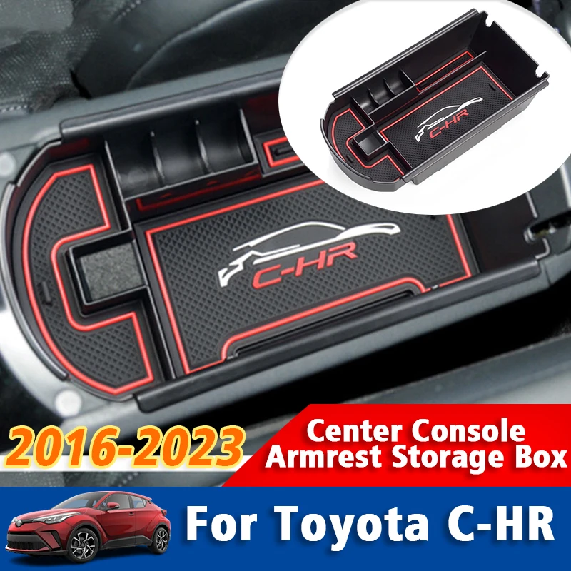 Car Central Armrest Box Storage Box For Toyota C-HR CHR 2016-2023 Center Console Organizer Holder Interior Accessories 2017 2018 
Car Central Armrest Box Storage Box For Toyota C-HR CHR 2016-2023 Center Console Organizer Holder Interior Accessories 2017 2018