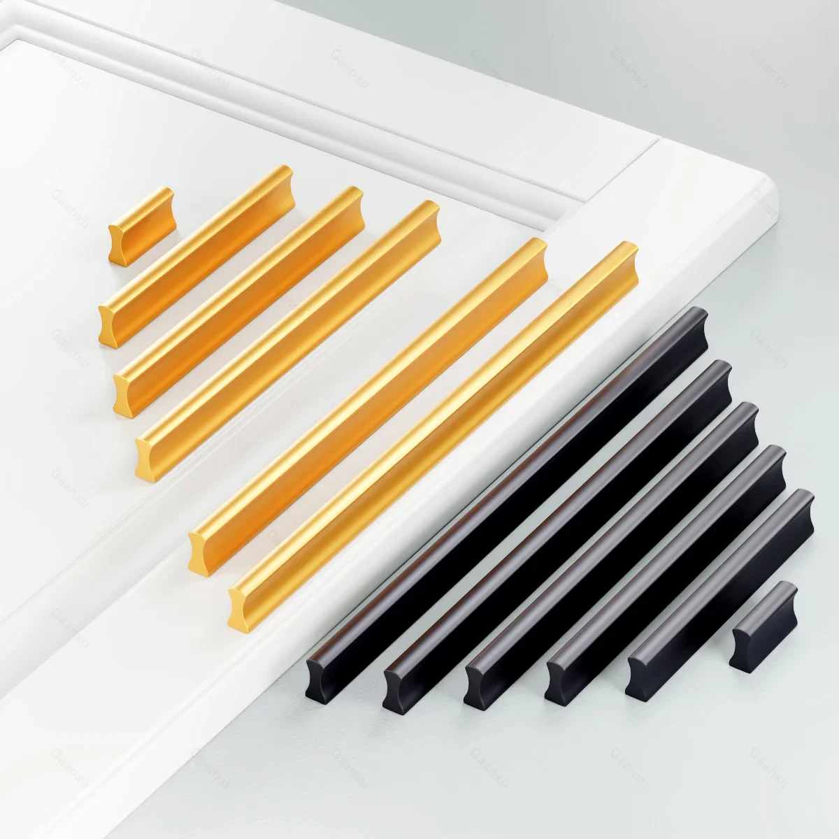 American Long Cabinet Door Handles 32-800mm Brushed Gold Black Aluminum Alloy Cupboard Pulls Drawer Knob Furniture Hardware
American Long Cabinet Door Handles 32-800mm Brushed Gold Black Aluminum Alloy Cupboard Pulls Drawer Knob Furniture Hardware