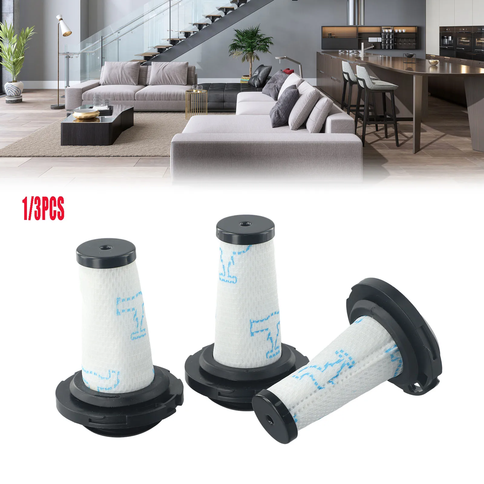 1/3Pcs Filters For Rowenta ZR009010 Electric Broom X-FORCE FLEX 9.60 X-NANO ESSENTIAL Vacuum Cleaner Parts Useful
1/3Pcs Filters For Rowenta ZR009010 Electric Broom X-FORCE FLEX 9.60 X-NANO ESSENTIAL Vacuum Cleaner Parts Useful