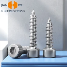 M2 M2.6 M3 M3.5 M4 M5 M6 8.8 Carbon Steel Nickel Plated Cylindrical Head Hexagon Socket Screw Cup Head Self-Tapping Wood Screws 
M2 M2.6 M3 M3.5 M4 M5 M6 8.8 Carbon Steel Nickel Plated Cylindrical Head Hexagon Socket Screw Cup Head Self-Tapping Wood Screws