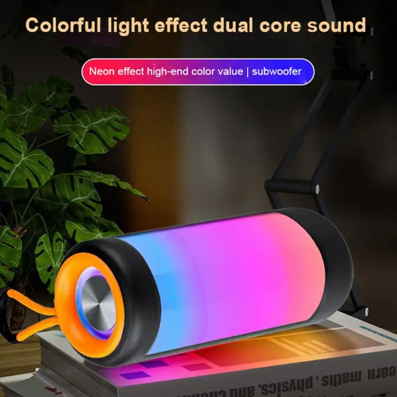 New Bluetooth Speaker Outdoor Portable HIFI Stereo Sound High Volume Subwoofer Creative Led Colorful Lights Wireless Sound
New Bluetooth Speaker Outdoor Portable HIFI Stereo Sound High Volume Subwoofer Creative Led Colorful Lights Wireless Sound