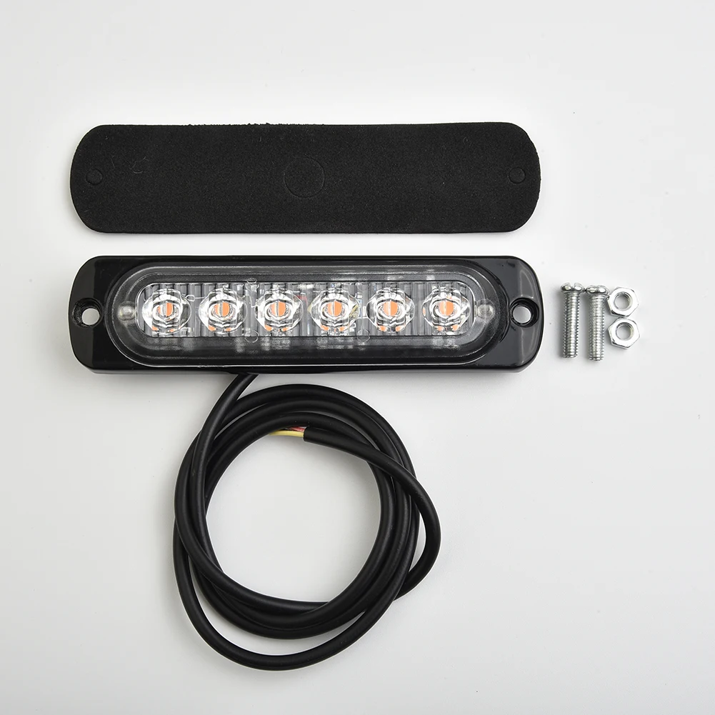 10pcs Car SUV Truck 6-LEDs Light Lamp AmberHazard Warning Strobe Flash Light Lamp With Screws&Protection Pads
10pcs Car SUV Truck 6-LEDs Light Lamp AmberHazard Warning Strobe Flash Light Lamp With Screws&Protection Pads