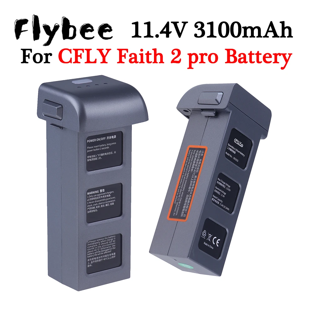 11.4V 3100mAh Battery for RC Faith 2 Pro Drone Battery Spare Parts Accessories Drone Battery For C-FLY Faith2 Pro RC Quadcopter
11.4V 3100mAh Battery for RC Faith 2 Pro Drone Battery Spare Parts Accessories Drone Battery For C-FLY Faith2 Pro RC Quadcopter