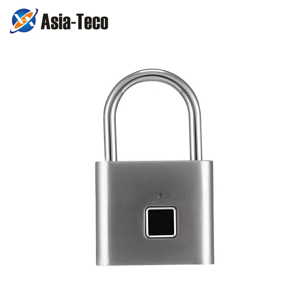 

USB Rechargeable Smart Lock Keyless Fingerprint Lock IP65 Waterproof Anti-Theft Security Padlock Door Luggage Case Lock