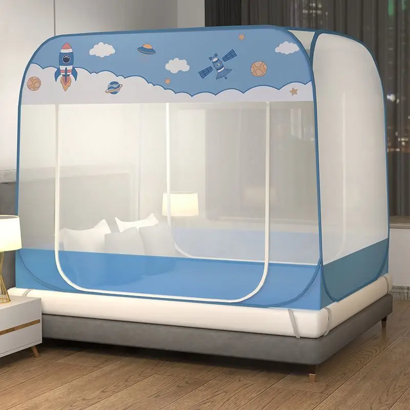 Household Three Door Yurt Mosquito Net Dormitory Single Person No-install Mosquito Net Cartoon Style Full Bottom Anti-drop Tent
Household Three Door Yurt Mosquito Net Dormitory Single Person No-install Mosquito Net Cartoon Style Full Bottom Anti-drop Tent