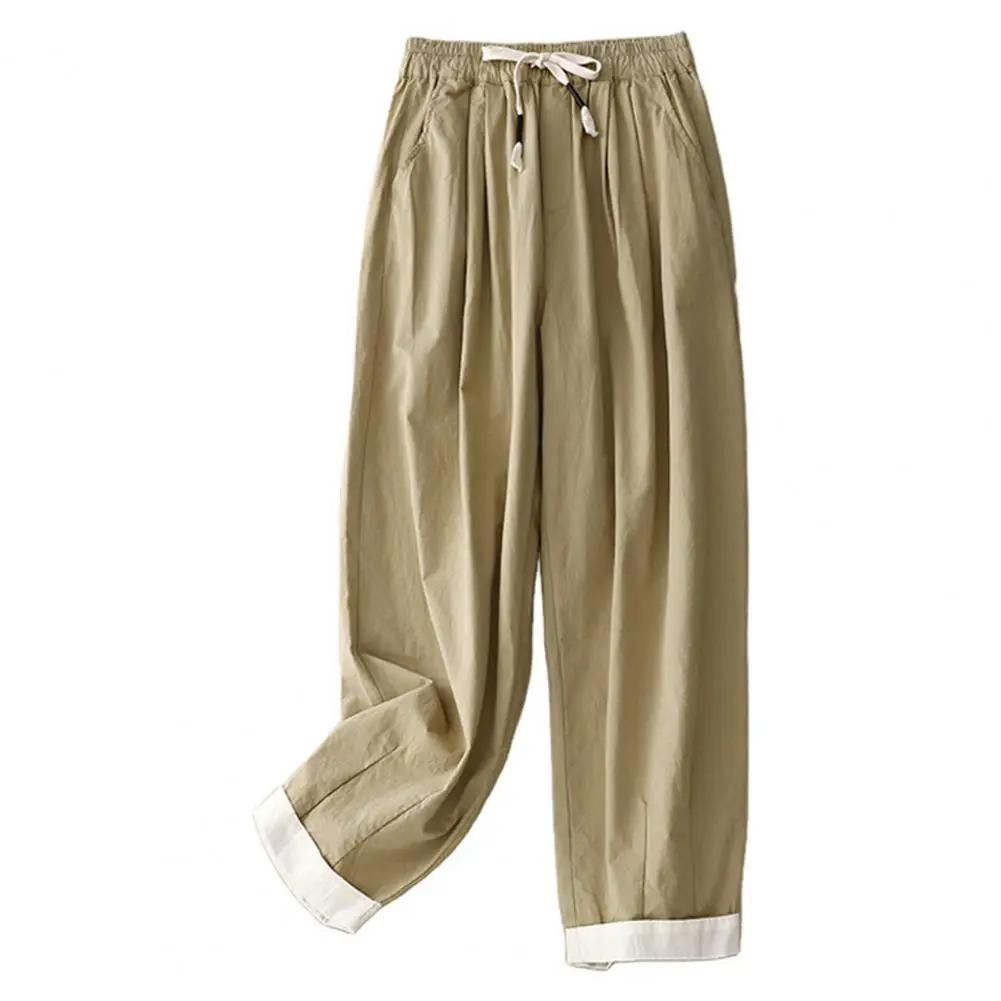 Women Wide-leg Pants Stylish Women's Wide Leg Drawstring Pants with Pockets Retro Casual Trousers for Summer Beach Wear Elastic
Women Wide-leg Pants Stylish Women's Wide Leg Drawstring Pants with Pockets Retro Casual Trousers for Summer Beach Wear Elastic
