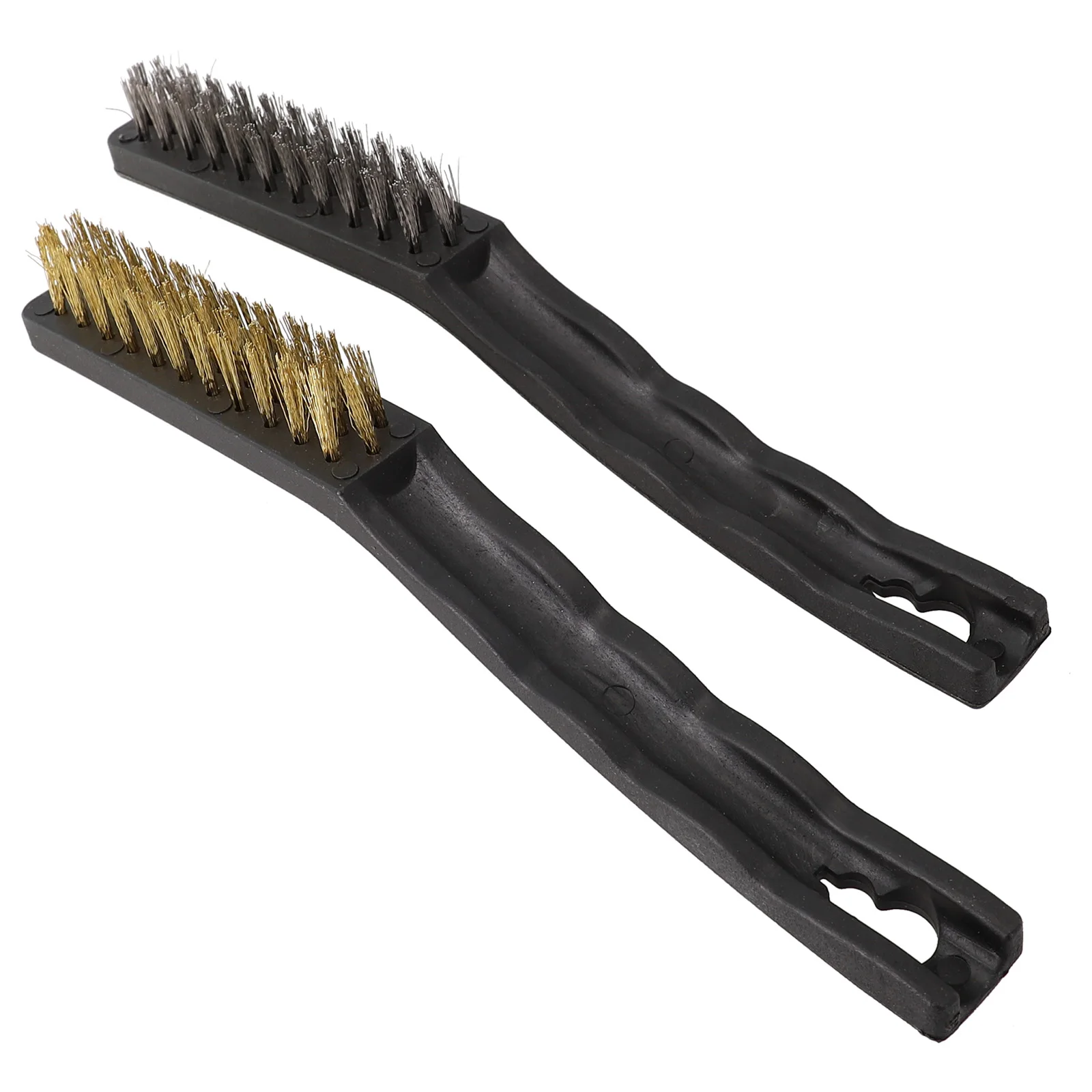 

Brush Wire Brush For Paint Rust And Upholstery Cleaning 215mm 2PCS 98mm X 24mm And Vents. Brass & Steel Car Dash Trim