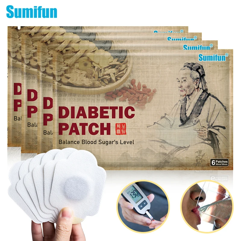 

6/18/30Pcs Sumifun Diabetic Patch Stabilizes Blood Sugar Level Hypoglycemia Medical Plaster Lower Glucose Diabetes Treatment