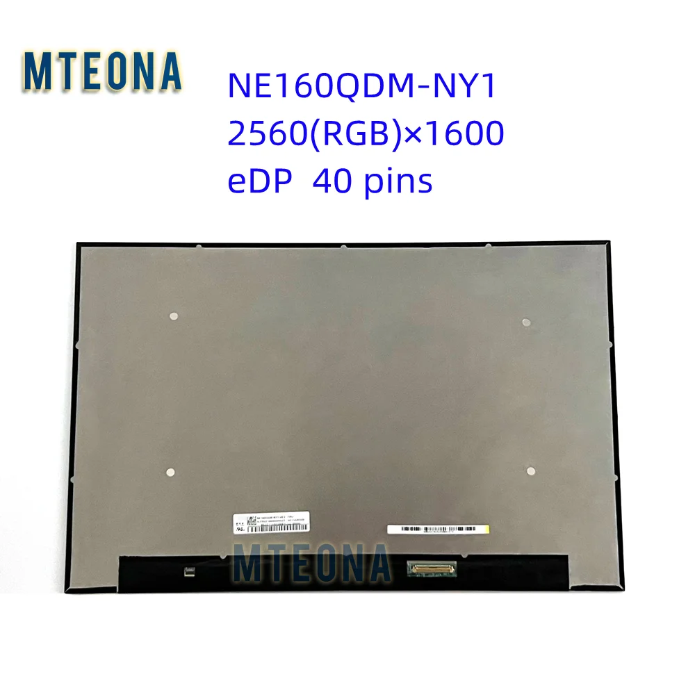 16" NE160QDM-NY1 V8.0 Fit MNG007DA1-1 EDP 40Pins 2560X1600 Resolution Laptop LCD Display Screen Matrix FRU 5D11A40589 5D11A40587
16" NE160QDM-NY1 V8.0 Fit MNG007DA1-1 EDP 40Pins 2560X1600 Resolution Laptop LCD Display Screen Matrix FRU 5D11A40589 5D11A40587