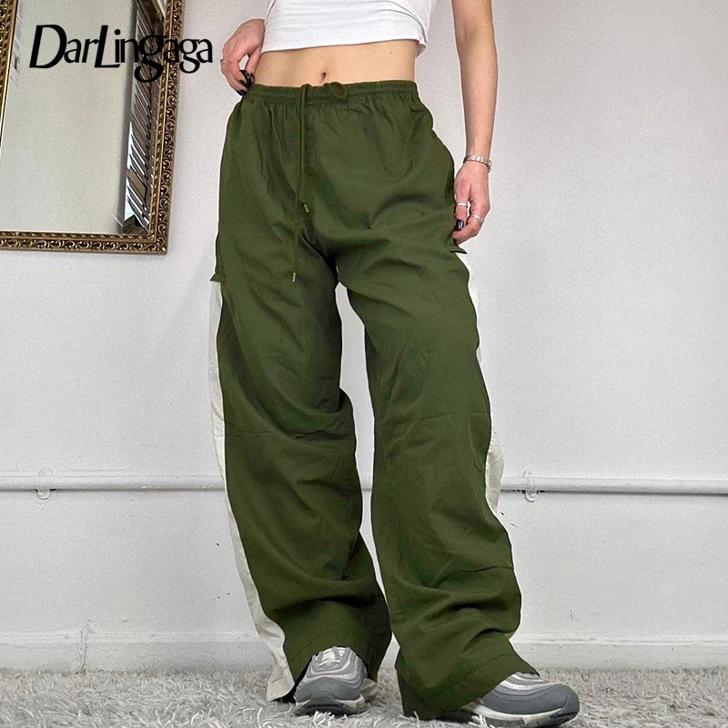 Darlingaga Streetwear Loose Stripe Patchwork Women Pants Elastic Waist Casual Basic Straight Leg Trousers Joggers Contrast Color
Darlingaga Streetwear Loose Stripe Patchwork Women Pants Elastic Waist Casual Basic Straight Leg Trousers Joggers Contrast Color