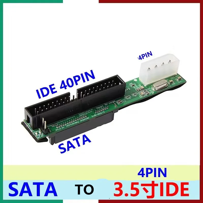 Sata to IDE Adapter Converter 2.5 Sata Female to 3.5 inch IDE Male 40 pin port 1.5Gbs Support ATA 133 100 HDD CD DVD Serial
Sata to IDE Adapter Converter 2.5 Sata Female to 3.5 inch IDE Male 40 pin port 1.5Gbs Support ATA 133 100 HDD CD DVD Serial