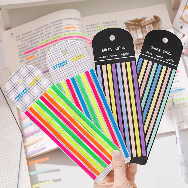 Translucent Index Stickers Sticky Notes Marker Posted Tab Fluorescent Coloured Self-adhesive Bookmark Stationery School Supplies
Translucent Index Stickers Sticky Notes Marker Posted Tab Fluorescent Coloured Self-adhesive Bookmark Stationery School Supplies