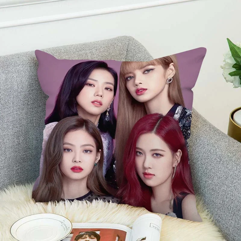 Kpop-blackpink Cushion Cover 45*45 Girl Group Fall Decoration Pillow Covers Decorative Cushions for Bed Lounge Chairs Pillowcase
Kpop-blackpink Cushion Cover 45*45 Girl Group Fall Decoration Pillow Covers Decorative Cushions for Bed Lounge Chairs Pillowcase