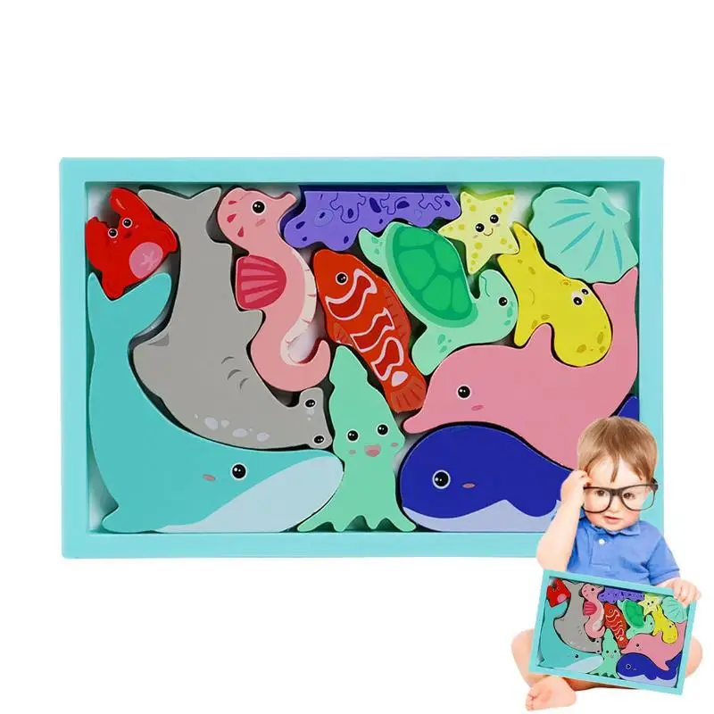 Baby Animal Puzzle Creative Wooden Animal Puzzles For Toddlers 3D Educational Developmental Toys Baby Montessori Learning
Baby Animal Puzzle Creative Wooden Animal Puzzles For Toddlers 3D Educational Developmental Toys Baby Montessori Learning