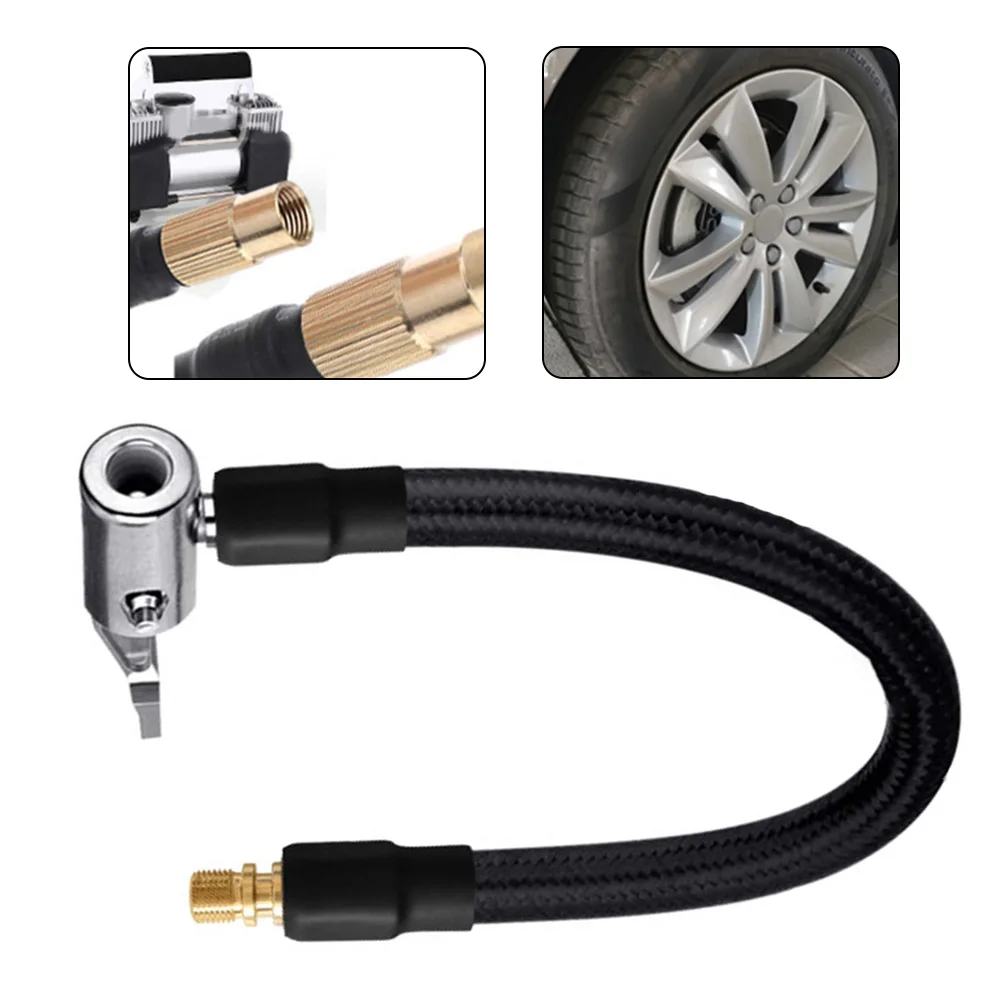 1pcs Air Inflator Hose Adapter Car Tire Valve Connect Pipe Inflator Pump Extension Hose Adapter Universal Fitment Length 20CM
1pcs Air Inflator Hose Adapter Car Tire Valve Connect Pipe Inflator Pump Extension Hose Adapter Universal Fitment Length 20CM