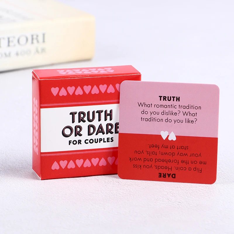 

Mini Small Size Truth Or Dare For Couples Cards Games Lovers Board Game Supply English Version