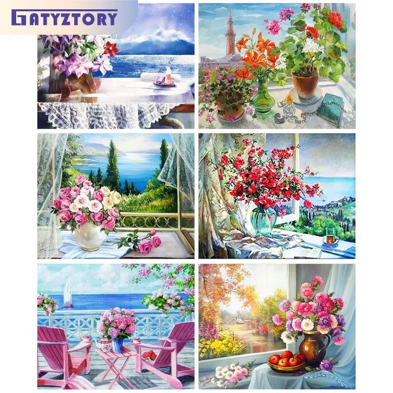 GATYZTORY Oil Painting By Numbers On Canvas Drawing By Numbers Flowers Handmade Home Decor Gift For Adults Artwork
GATYZTORY Oil Painting By Numbers On Canvas Drawing By Numbers Flowers Handmade Home Decor Gift For Adults Artwork
