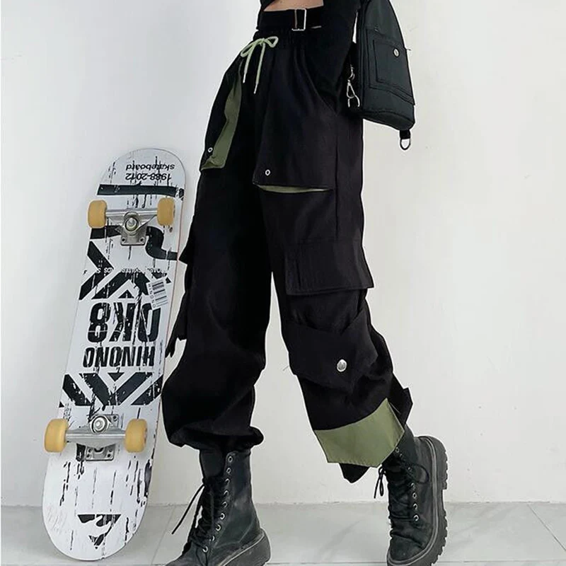 Y2K Women High Waist Cargo Pants American Style Fashion Streetwear Loose Pants Spring Hip Hop Female Student Patchwork Trousers
Y2K Women High Waist Cargo Pants American Style Fashion Streetwear Loose Pants Spring Hip Hop Female Student Patchwork Trousers