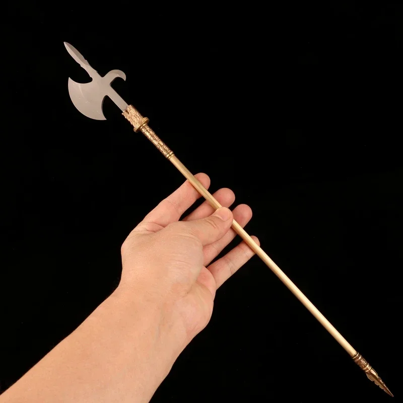 

1:6 Miniature Chinese Ancient Cold Weapons Long Handle Hook Sickle Axe Polearm Weapons Model 12“ Soldier Action Figures