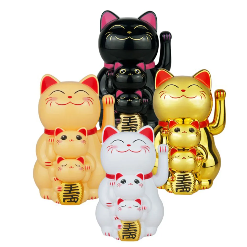 1pcs Solar Powered Automatic Waving Cat Electric Beckoning Fortune Lucky Cat Cashier Store Opening Gift For A Family Of Three
1pcs Solar Powered Automatic Waving Cat Electric Beckoning Fortune Lucky Cat Cashier Store Opening Gift For A Family Of Three