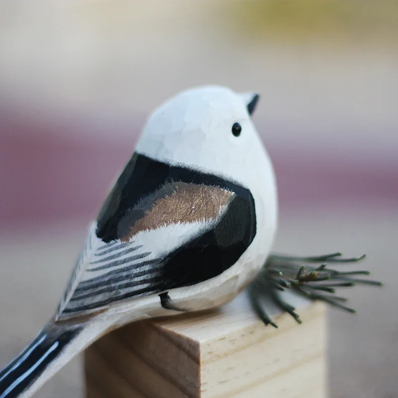 Handmade Long-tailed Tit Bird Figurine, Home Decor, Office Accessories, Desk Decoration, Wooden Figure
Handmade Long-tailed Tit Bird Figurine, Home Decor, Office Accessories, Desk Decoration, Wooden Figure
