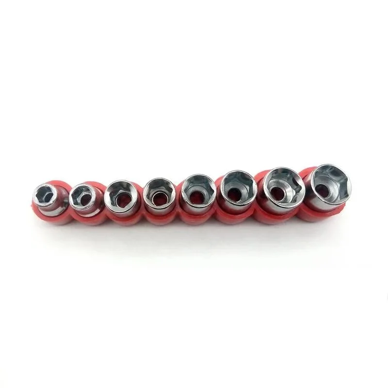 8Pcs/set Socket Adapters 1/4 Square Shank 45# Steel For Vehicle Maintenance Home Assemblydisassembly Electrical Maintenance
8Pcs/set Socket Adapters 1/4 Square Shank 45# Steel For Vehicle Maintenance Home Assemblydisassembly Electrical Maintenance