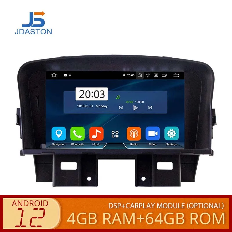 JDASTON Android 12 Car DVD Player For Chevrolet Cruze 2008-2012 2013 2014 2 Din Car Radio GPS Navigation Multimedia Stereo WIFI
JDASTON Android 12 Car DVD Player For Chevrolet Cruze 2008-2012 2013 2014 2 Din Car Radio GPS Navigation Multimedia Stereo WIFI