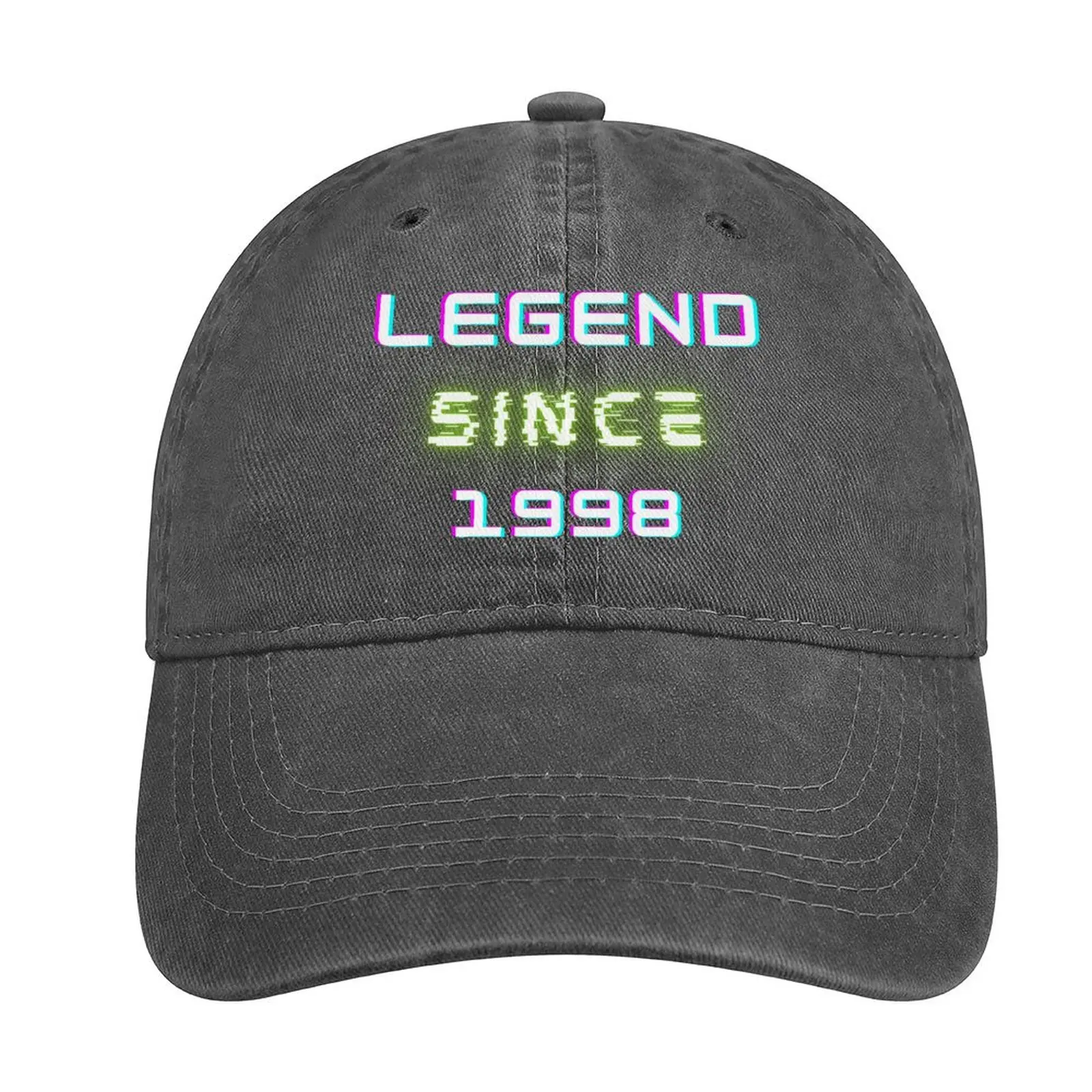 

Legend since 1998 25th Birthday gift Sentence Cowboy Hat derby hat dad hat Women Beach Fashion Men'S