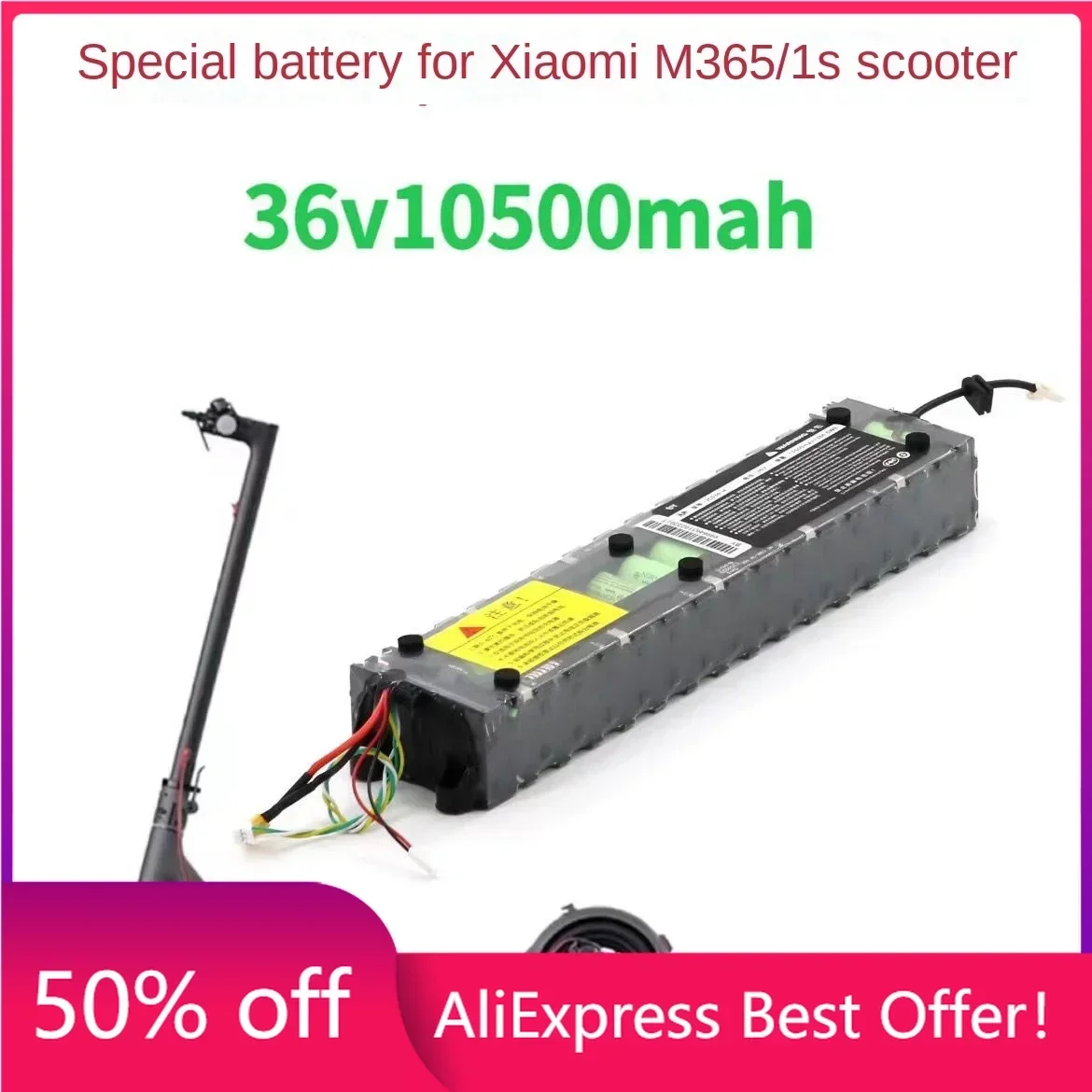36V 10.5Ah Wholesale Rechargeable Battery Pack for Xiaomi M365 Electric Scooter with APP Protection Board
36V 10.5Ah Wholesale Rechargeable Battery Pack for Xiaomi M365 Electric Scooter with APP Protection Board
