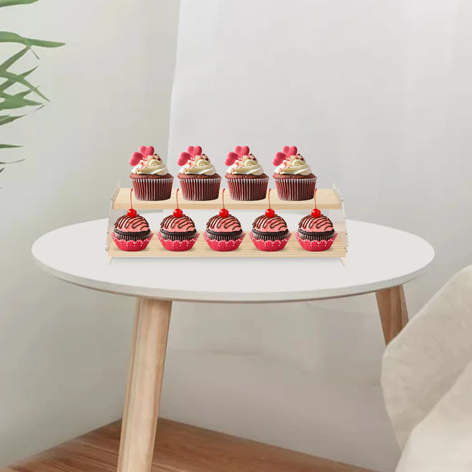 Ladder Figure Display Stand Wood Cosmetics Holder Shelf Collections Rack Toy Model Commodities Riser
Ladder Figure Display Stand Wood Cosmetics Holder Shelf Collections Rack Toy Model Commodities Riser