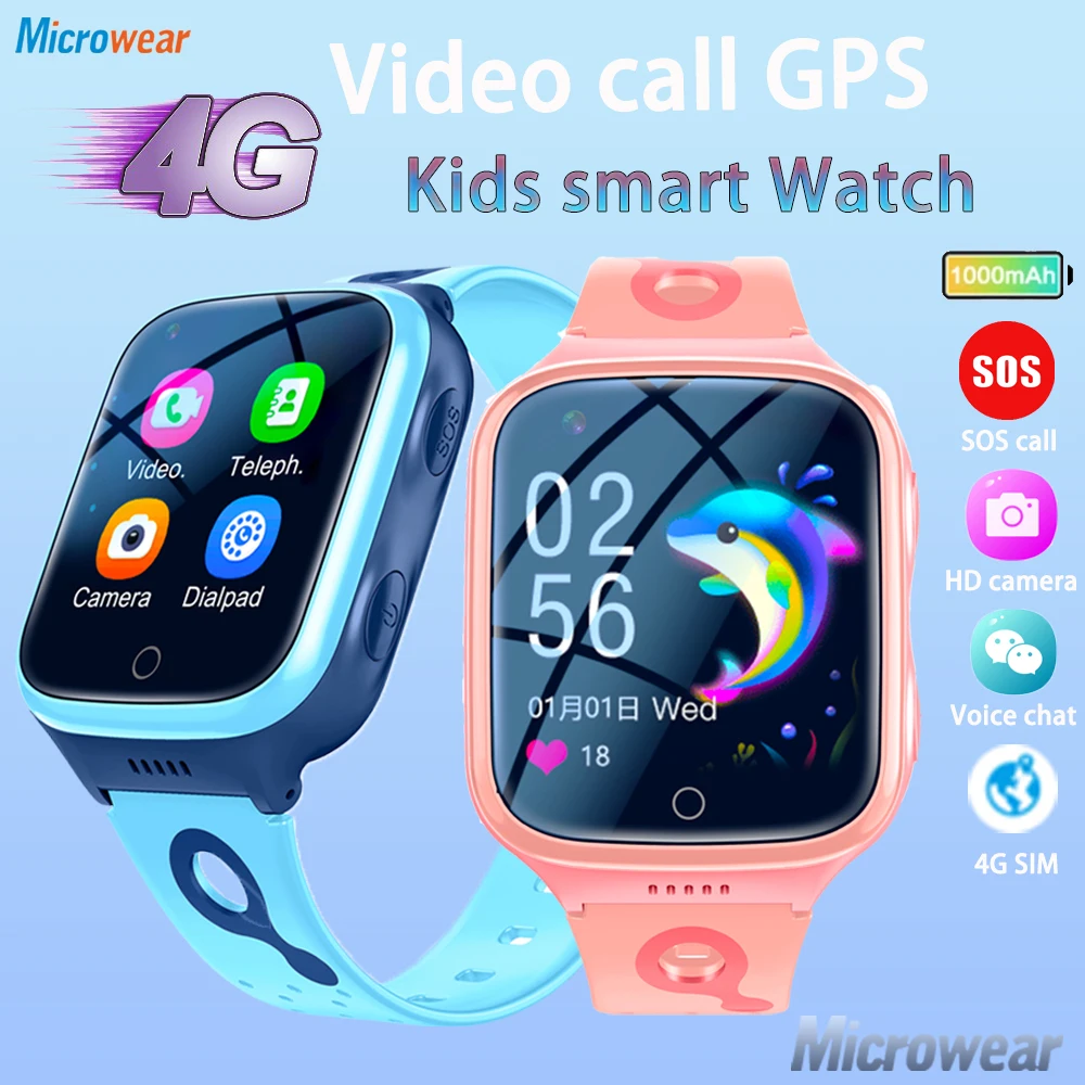 2022 New 4G Kids Smart Watch Camera SOS Waterproof GPS WIFI Video Call Monitor Tracker Location LBS Smartwatch Children Watch
2022 New 4G Kids Smart Watch Camera SOS Waterproof GPS WIFI Video Call Monitor Tracker Location LBS Smartwatch Children Watch