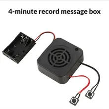 3W Voice Recording Module 4mins Message Module Box With 2 Buttons Control For DIY Creative Gifts Making Tool
3W Voice Recording Module 4mins Message Module Box With 2 Buttons Control For DIY Creative Gifts Making Tool