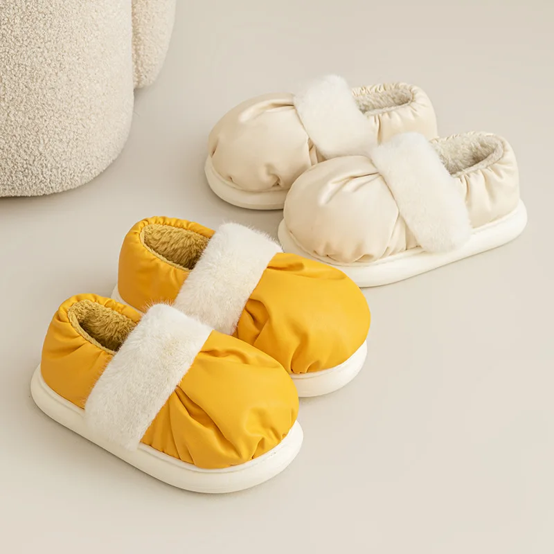 Women Winter Cotton Slippers Bag Heel Down Cloth Plus Velvet Warm Non-slip Thick Sole Cotton Shoes Outdoor Indoor Home Slippers
Women Winter Cotton Slippers Bag Heel Down Cloth Plus Velvet Warm Non-slip Thick Sole Cotton Shoes Outdoor Indoor Home Slippers