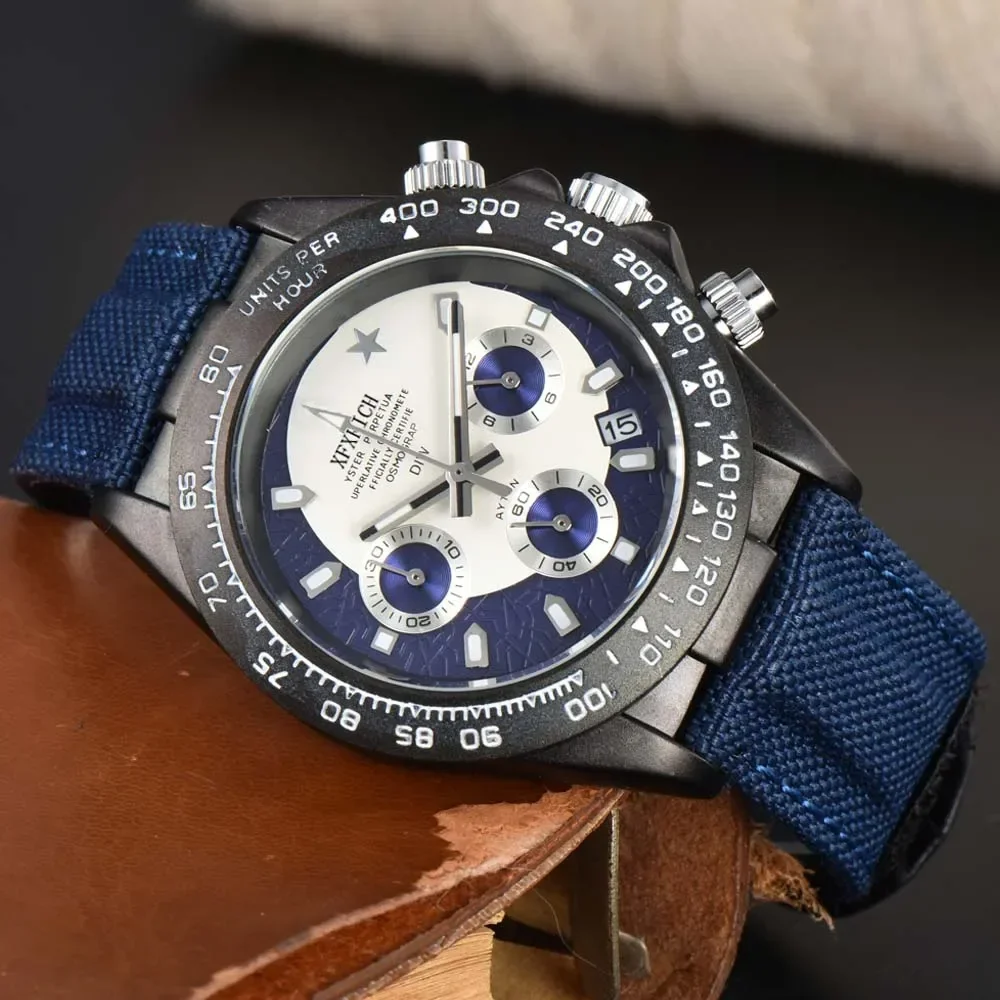 TOP Hot DW Style Original Brand Watches For Mens Multifunction Chronograph Quartz Watch Luxury Automatic Date AAA Male Clocks 
TOP Hot DW Style Original Brand Watches For Mens Multifunction Chronograph Quartz Watch Luxury Automatic Date AAA Male Clocks