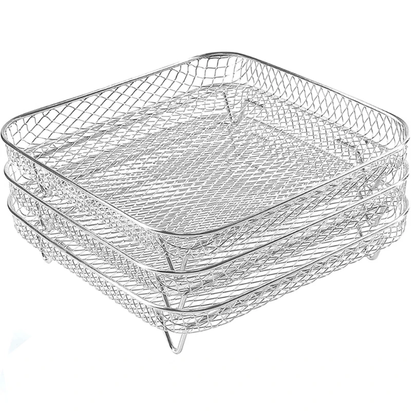 3 Layers Grill Stands Air Fryers Stackable Rack Stainless Steel Dehydrator Rack New Dropship
3 Layers Grill Stands Air Fryers Stackable Rack Stainless Steel Dehydrator Rack New Dropship