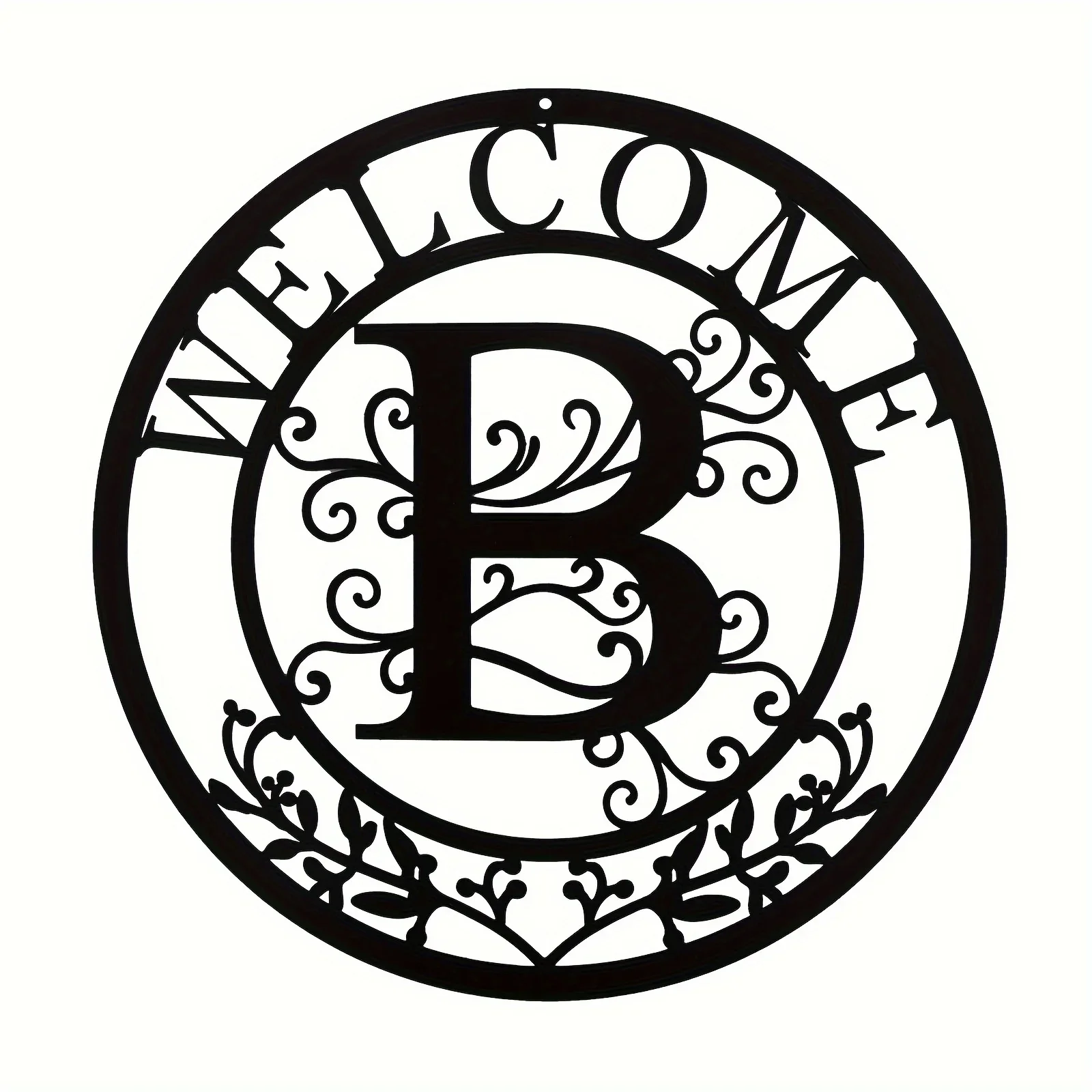 12 Inch Metal Tin Sign Welcome Black Letter B Wall Hanging Room Decor, Home Decor, Holiday Decor,Front Door Decor
12 Inch Metal Tin Sign Welcome Black Letter B Wall Hanging Room Decor, Home Decor, Holiday Decor,Front Door Decor